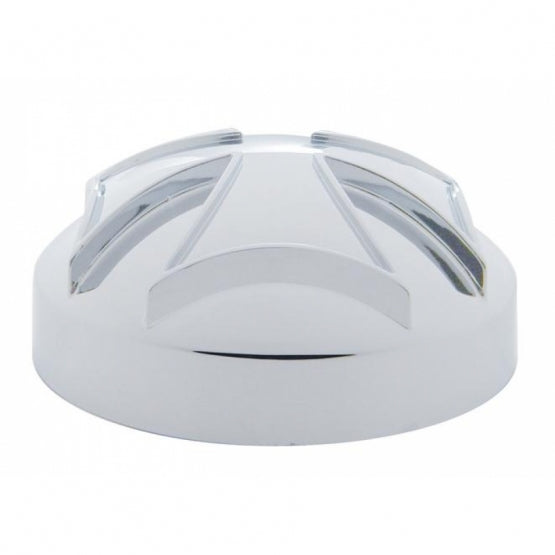 Chrome Iron Cross Air Valve Knob Cover