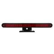 10 LED Split Function 3rd Brake Light With Black Swivel Pedestal Base - Red LED/Red Lens