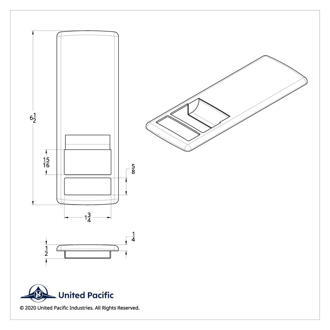 Chrome Door Switch Cover With Power Windows/Door Locks For 2018-2023 Freightliner Cascadia - Passenger