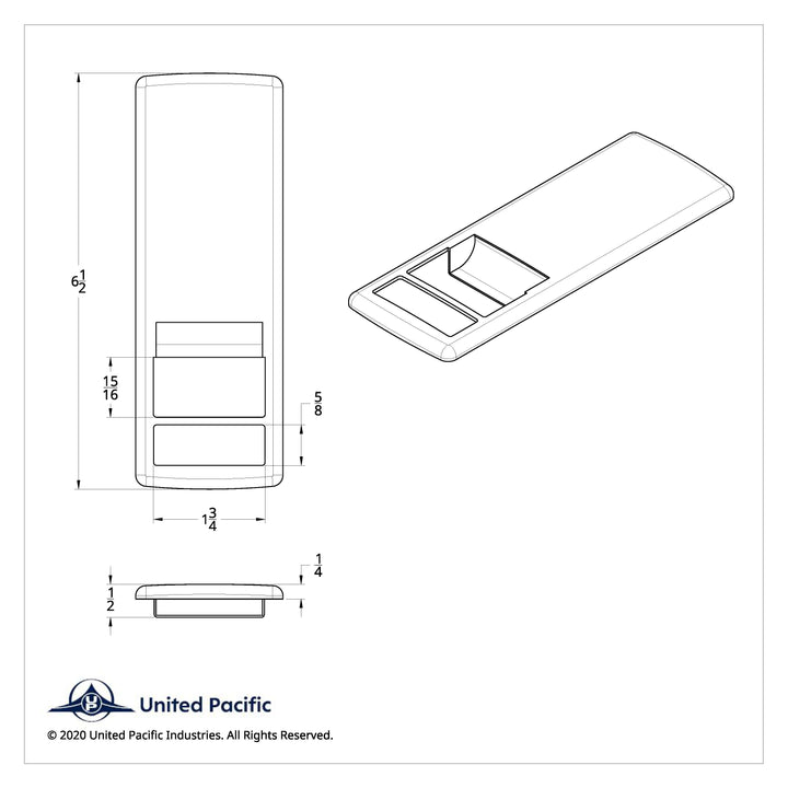 Chrome Door Switch Cover With Power Windows/Door Locks For 2018-2023 Freightliner Cascadia - Passenger