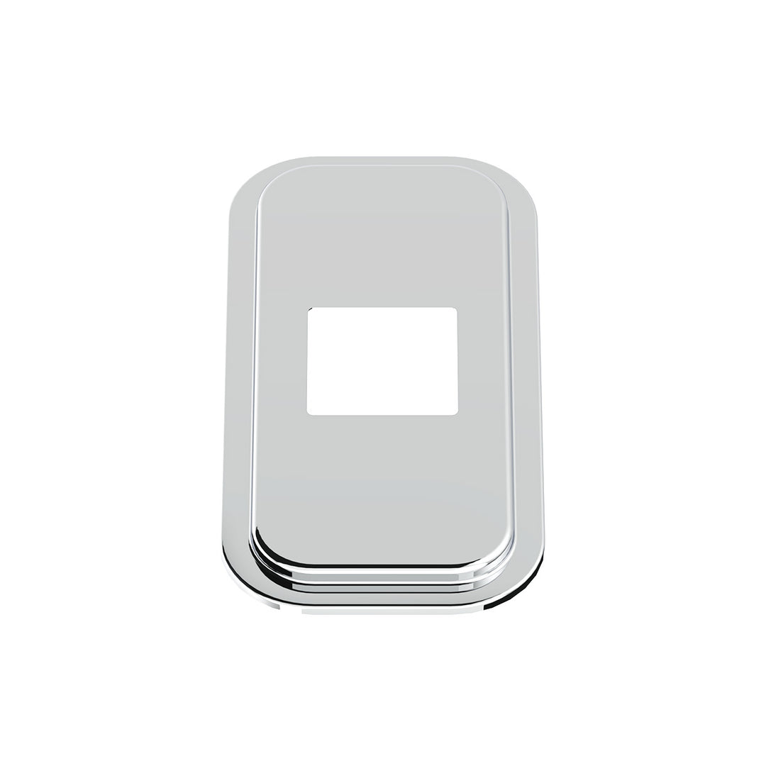 Peterbilt Stainless Steel Shift Plate Cover - 4-7/8" x 4-13/16" Opening