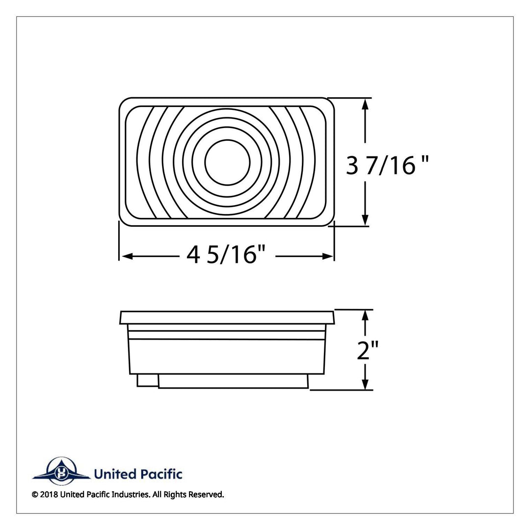 Rectangular Light (Stop, Turn &amp; Tail) - Red Lens