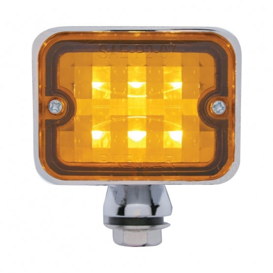 6 LED Large Rod Light -Amber LED/Amber Lens