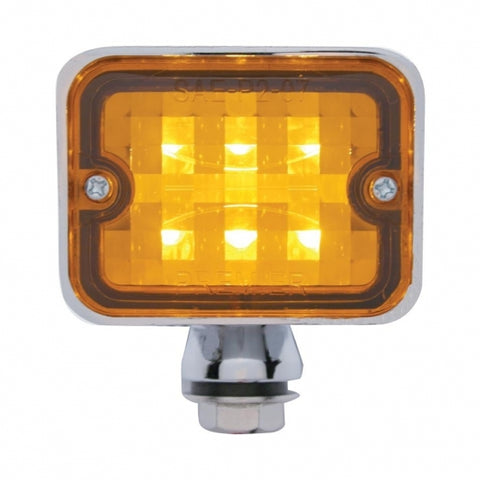 6 LED Large Rod Light -Amber LED/Amber Lens