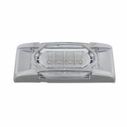 16 LED Reflector Light (Clearance/Marker) With Chrome Bezel - Red LED/Clear Lens