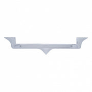 Chrome Hood Emblem Trim With 14 LED Light Bar For Kenworth - Amber LED/Chrome Lens