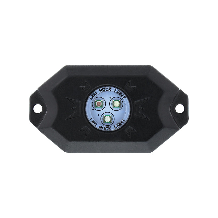RGB Multi-Color 500 Lumen LED Rock Light 4-Piece Kit