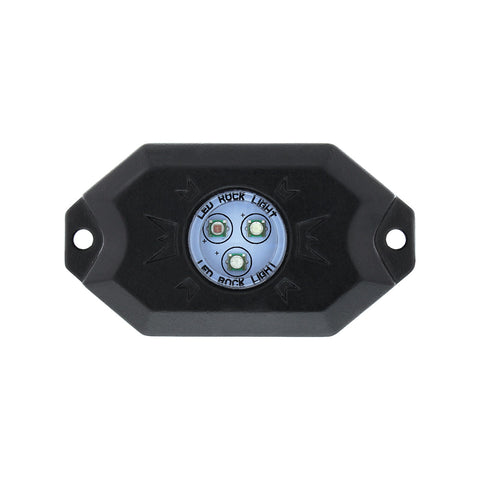 RGB Multi-Color 500 Lumen LED Rock Light 4-Piece Kit