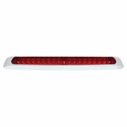 19 LED 17" Light Bar With Bezel (Stop, Turn & Tail) - Red LED/Red Lens