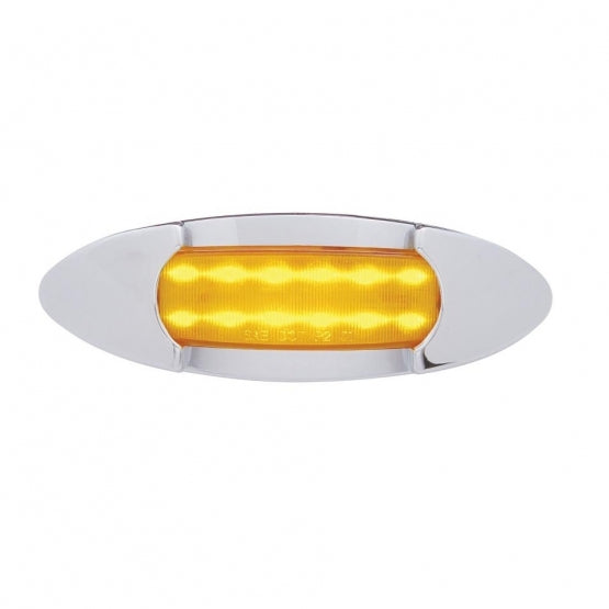 12 LED Maverick Light (Clearance/Marker) - Amber LED/Amber Lens