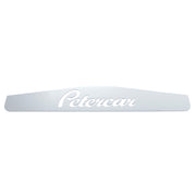 4" X 24" Chrome Petercar Bottom Mud Flap Plate - Welded Stud