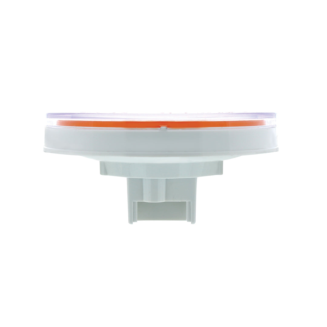 18 LED 4" Round GloLight (Turn Signal) - Amber LED/Amber Lens (Card)