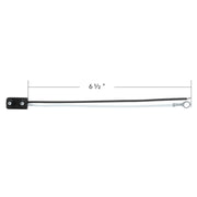 2 Wire Pigtail With 2 Prong Plug - 6" Lead (50-Pack)
