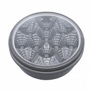 12 LED 4" Round Reflector Light (Stop, Turn & Tail) - Red LED/Clear Lens