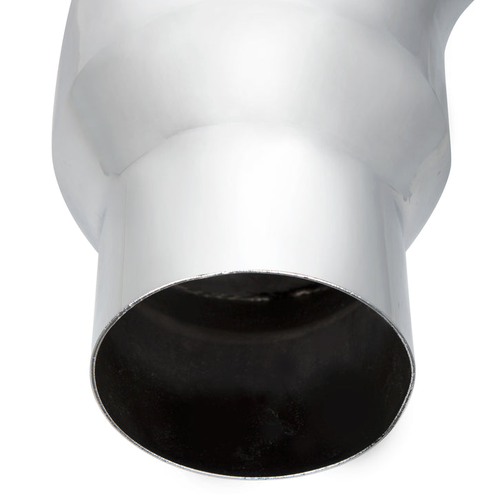 Chrome 58 Degree Angled Exhaust Elbow For Peterbilt 379 - 8" OD To 5" OD