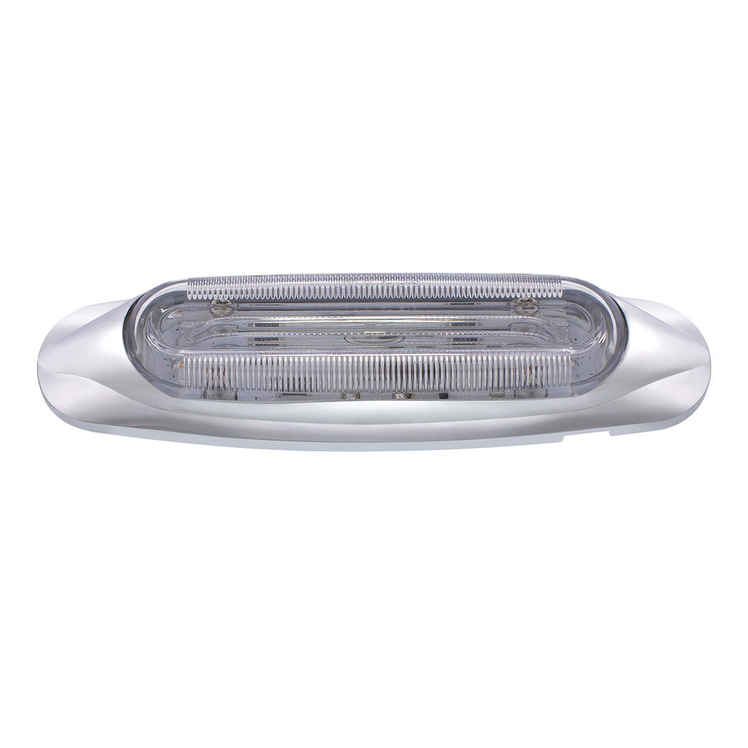 4 LED LIGHTTRACK Light (Clearance/Marker) - Amber LED/Clear Lens
