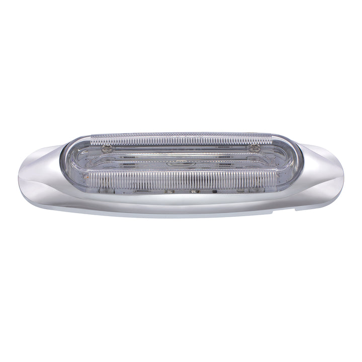 4 LED LIGHTTRACK Light (Clearance/Marker) - Amber LED/Clear Lens