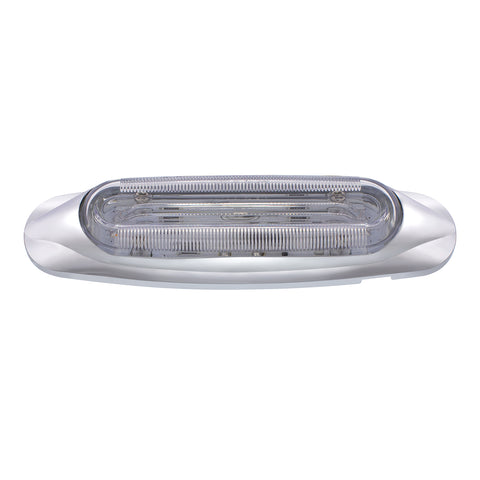 4 LED LIGHTTRACK Light (Clearance/Marker) - Amber LED/Clear Lens