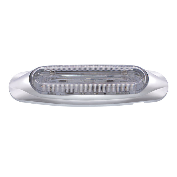 4 LED LIGHTTRACK Light (Clearance/Marker) - Amber LED/Clear Lens