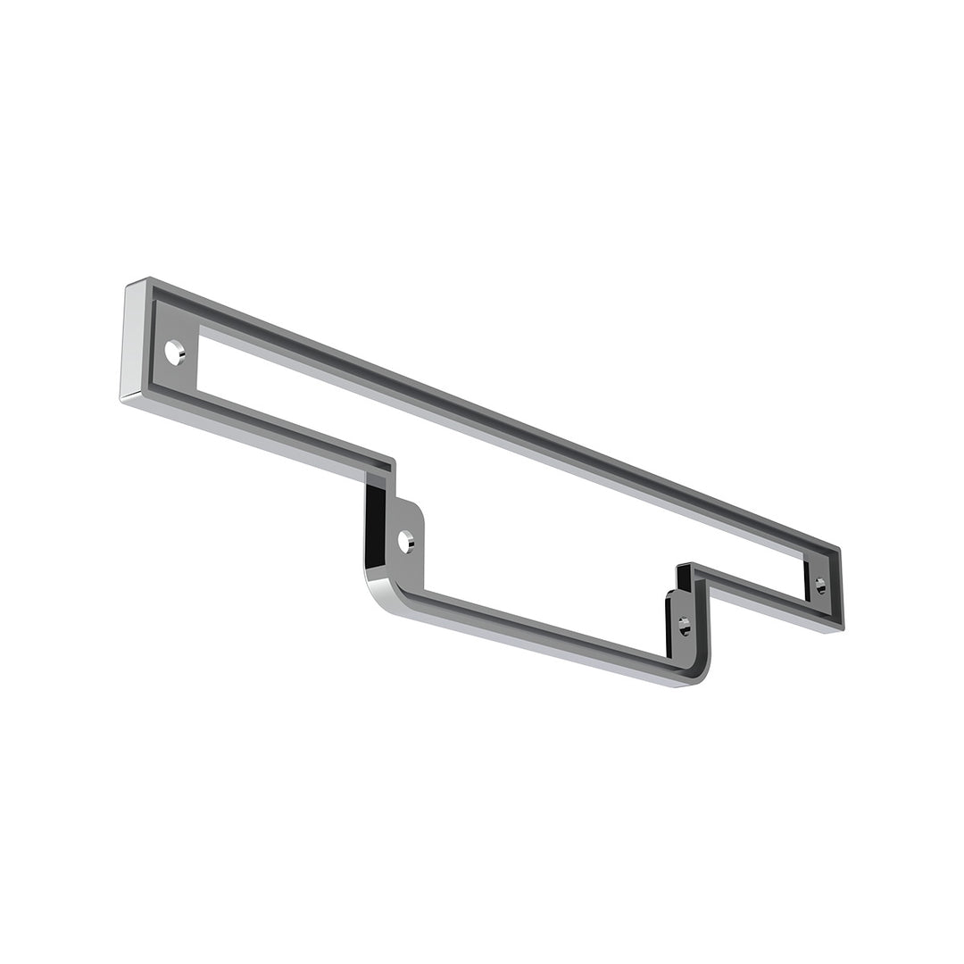 Chrome Plastic Warning Light Panel Bezel Without Visor For 1990-2000 Peterbilt 379/378/377