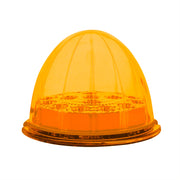 17 LED Dual Function Reflector Cab Light - Amber LED/Amber Lens