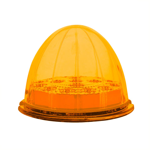 17 LED Dual Function Reflector Cab Light - Amber LED/Amber Lens