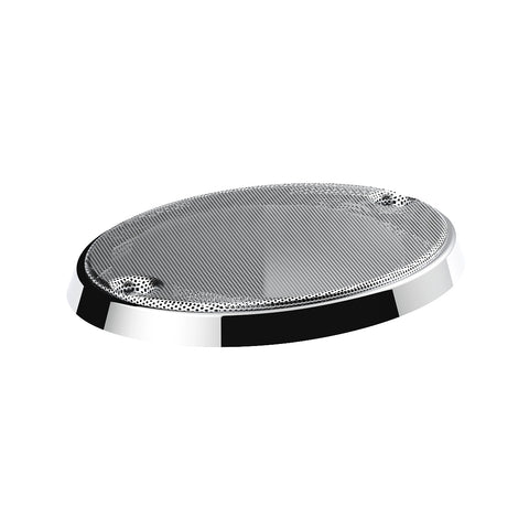 Chrome CB Radio Speaker Cover For Kenworth W900L/T600 (1993-2005) And T800 (1986-2005)