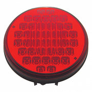 40 LED 4" Round Light (Stop, Turn & Tail) - Red LED/Red Lens