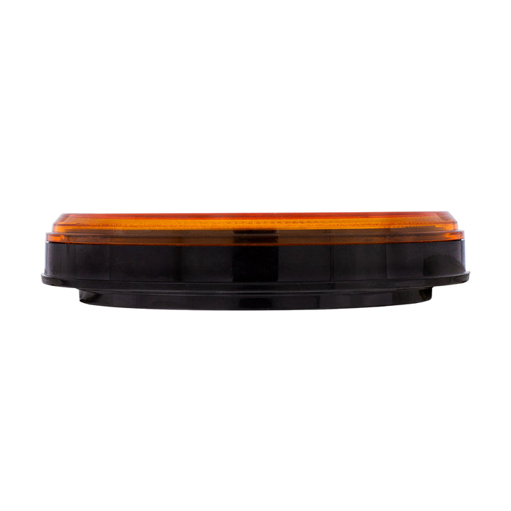 13 LED 4" Round Abyss Light (Turn Signal) - Amber LED/Amber Lens