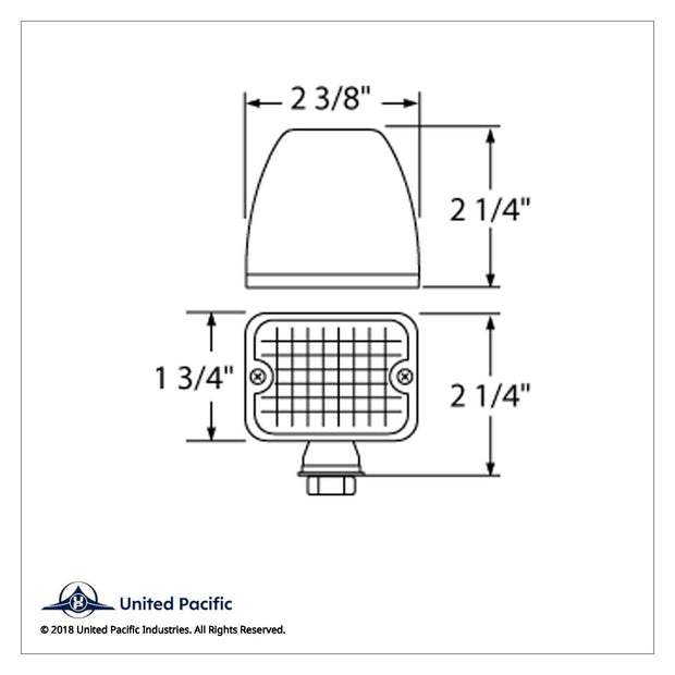 6 LED Medium Rod Light - Red LED/Red Lens