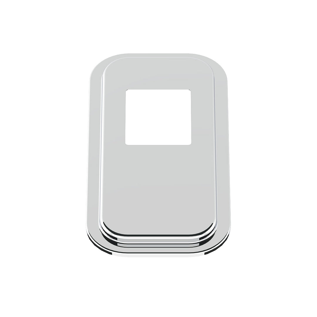 Peterbilt Stainless Steel Shift Plate Cover - 5-3/4" x 4-3/4" Opening