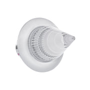 4 LED Dual Function 3/4" Mini Spike Light With SS Bezel (Clearance/Marker) - Blue LED/Clear Lens