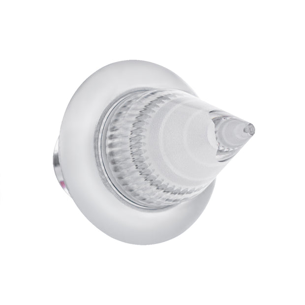 4 LED Dual Function 3/4" Mini Spike Light With SS Bezel (Clearance/Marker) - Blue LED/Clear Lens