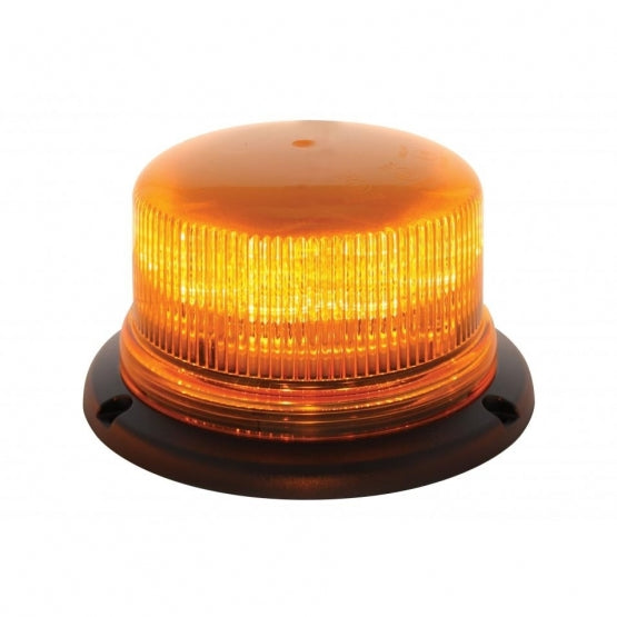 8 High Power LED Low Profile Beacon Light - Permanent Mount