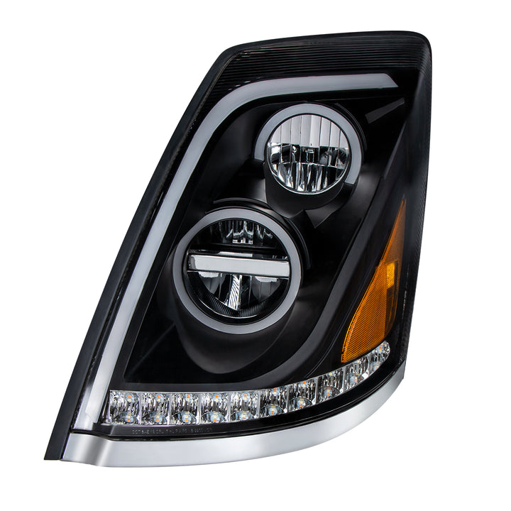 Blackout LED Headlight for 2013-2017 Volvo VN/VNL - Driver