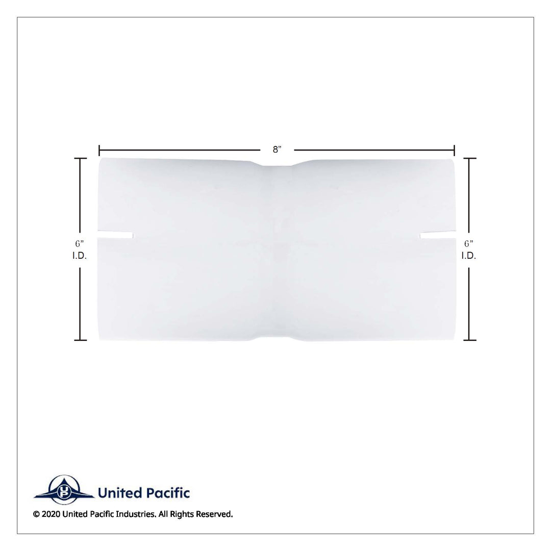 Aluminized Exhaust Connector 6" I.D. To 6" I.D.