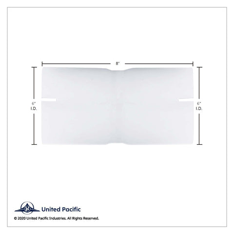 Aluminized Exhaust Connector 6" I.D. To 6" I.D.