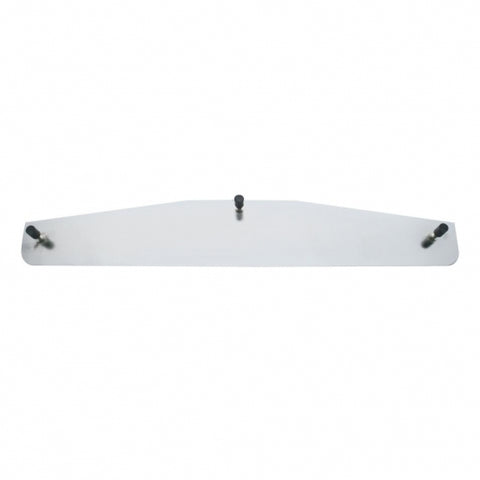 3" X 12" 304 Stainless Standard Bottom Mud Flap Plate - Welded Stud