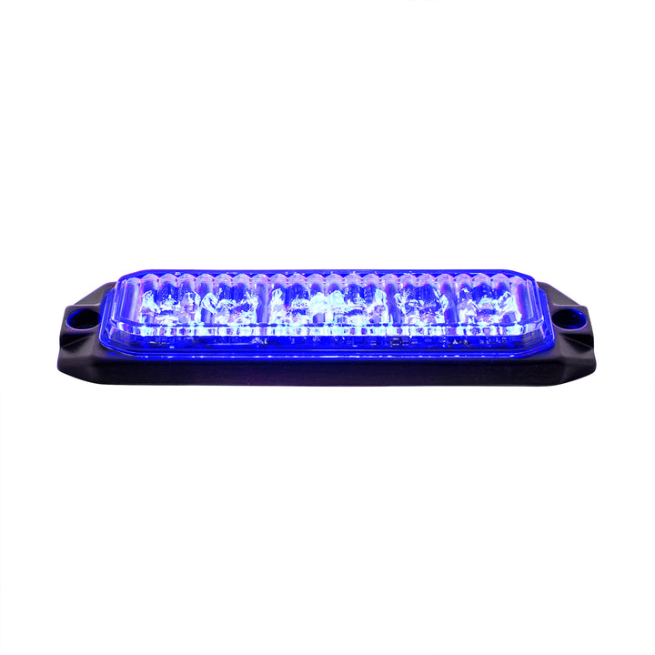 6 High Power LED "Competition Series" Slim Warning Light - Blue