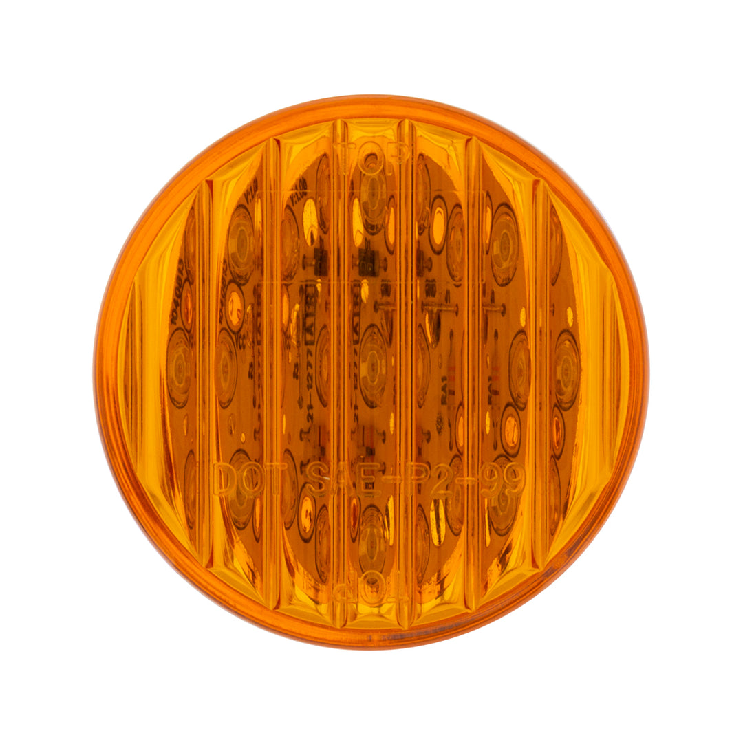 9 LED 2" Round Clearance Marker Amber LED/Amber Lens United Pacific 38170
