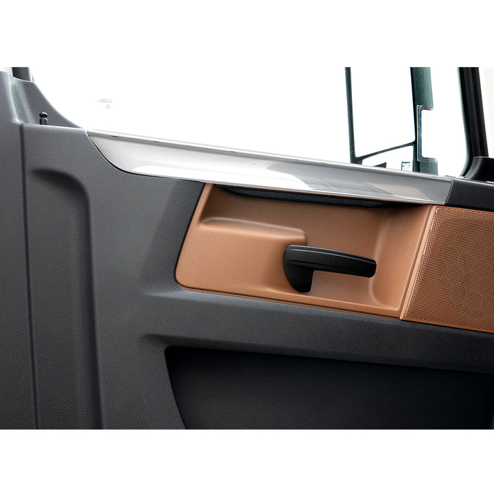 Chrome Plastic Door Grab Handle Covers For 2018-2023 Freightliner Cascadia (Pair)