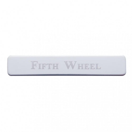 Kenworth Stainless Switch Guard Plaque - Fifth Wheel