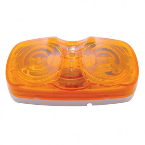 Tiger Eye Light (Clearance/Marker) With White Base - Amber Lens