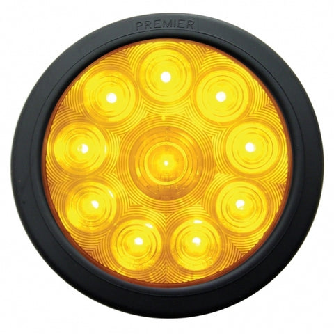10 LED 4" Turn Signal Light Kit - Amber LED/Amber Lens
