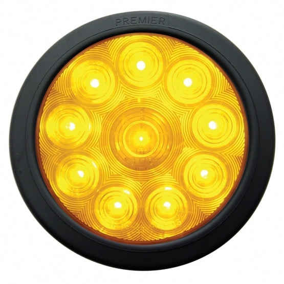 10 LED 4" Turn Signal Light Kit - Amber LED/Amber Lens