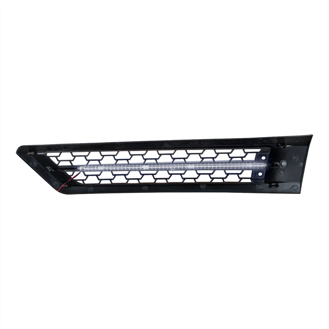 Hood Air Intake Grille With White LED For 2018-2024 Freightliner Cascadia 126 - Passenger
