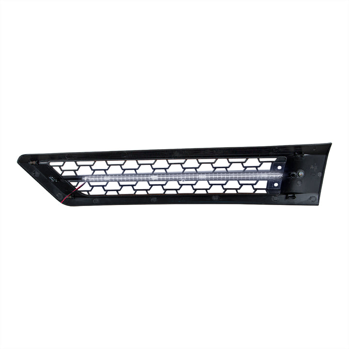 Hood Air Intake Grille With White LED For 2018-2024 Freightliner Cascadia 126 - Passenger