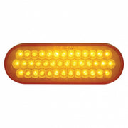 40 LED Oval Turn Signal Light - Amber LED/Amber Lens