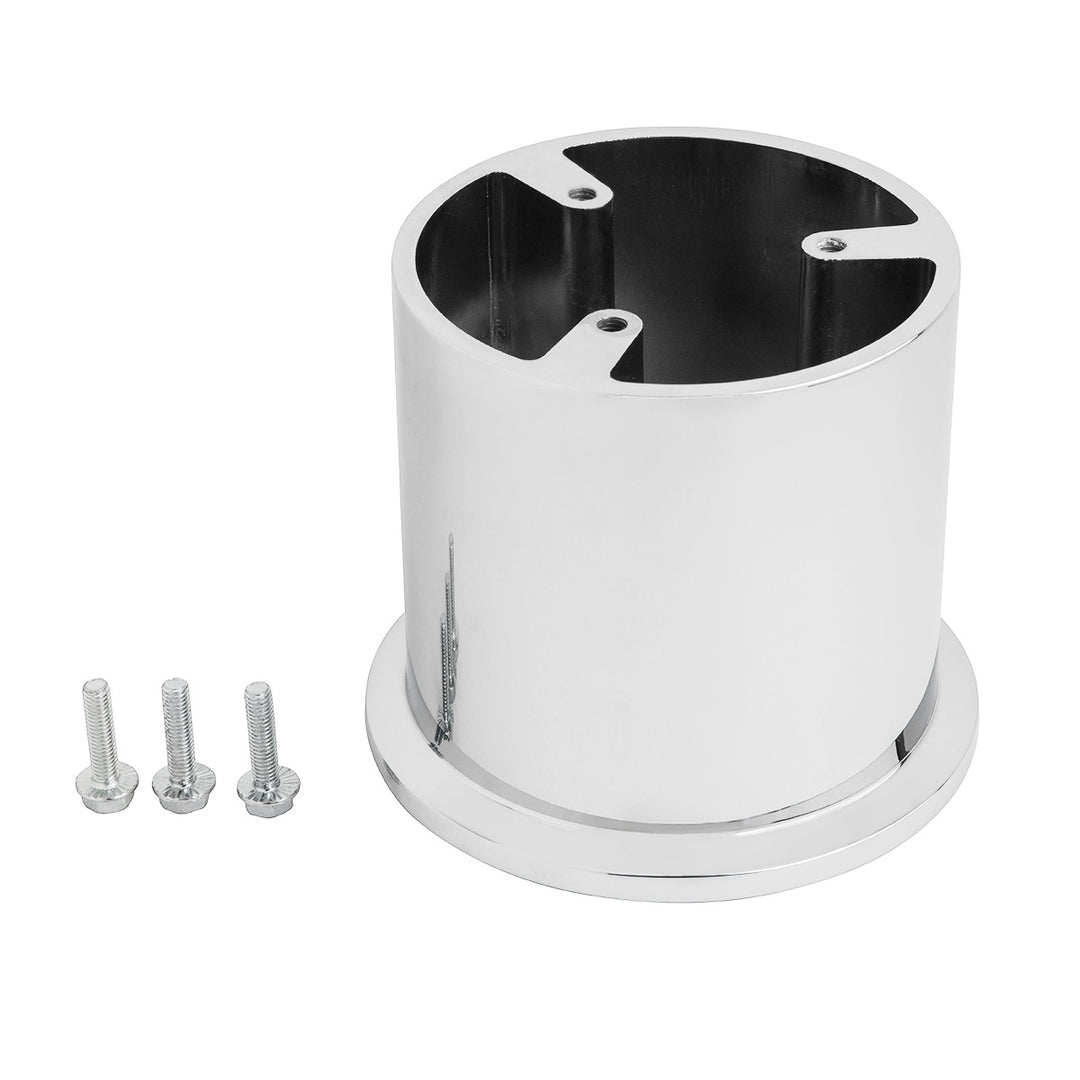 Chrome Steering Wheel Hub For 2007+ Freightliners