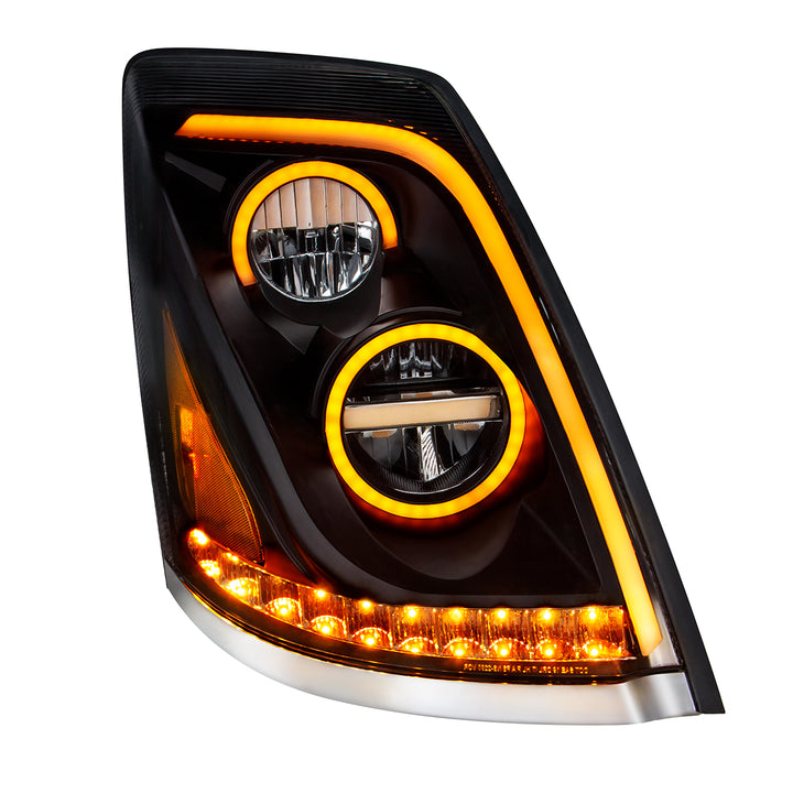 Blackout LED Headlight for 2013-2017 Volvo VN/VNL - Passenger
